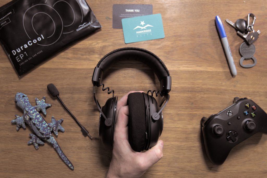 Logitech-G Pro X wired headset with Hawkridge DuraCool EP1 ear pads